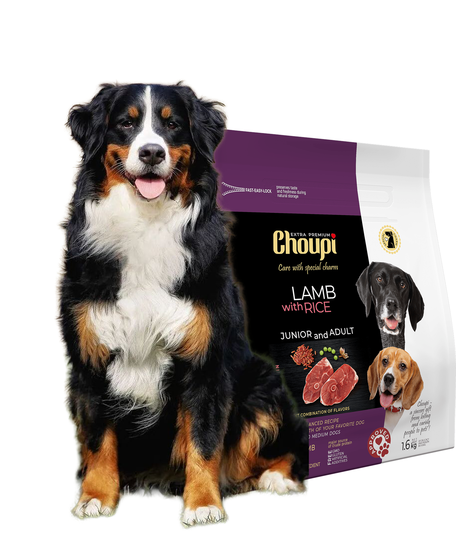 Dry food for dogs - Lamb with Rice (For sensitive dogs)