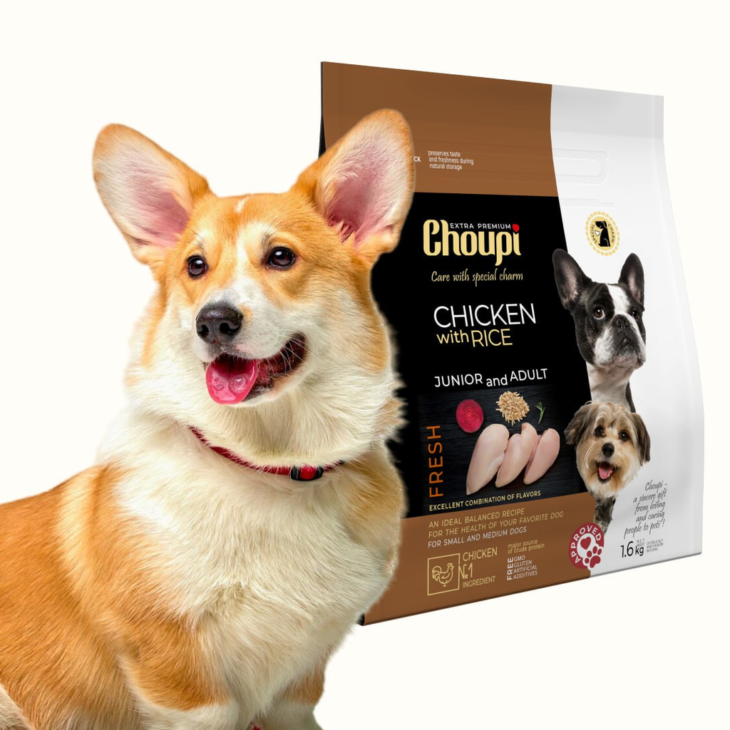 Dry food for dogs - Chicken with rice