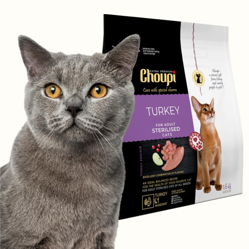 Dry food for sterilised cats - Turkey