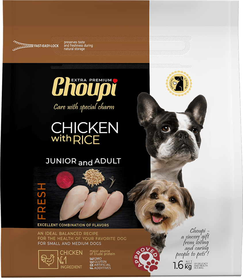 Tørrfôr for hunder - Kylling med ris