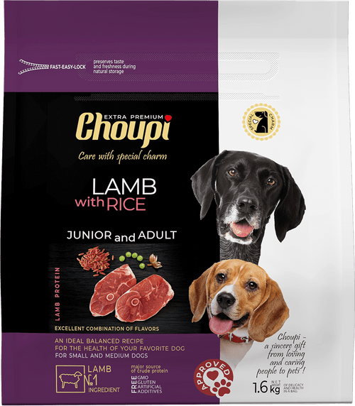 Tørrfôr for sensitive hunder - Lam med ris