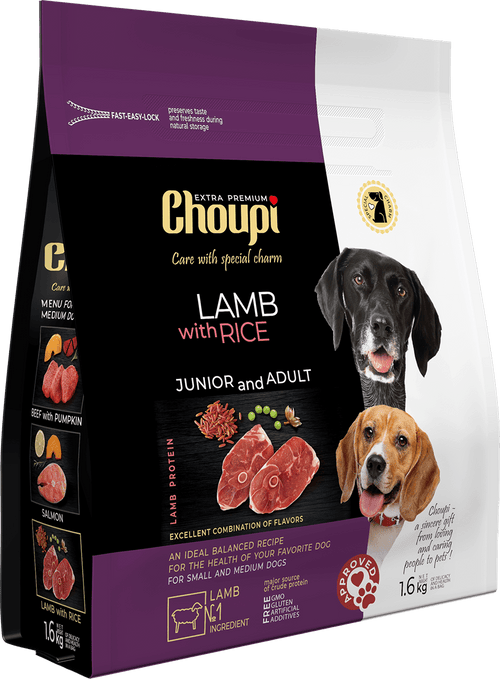 Dry food for dogs - Lamb with Rice (For sensitive dogs)