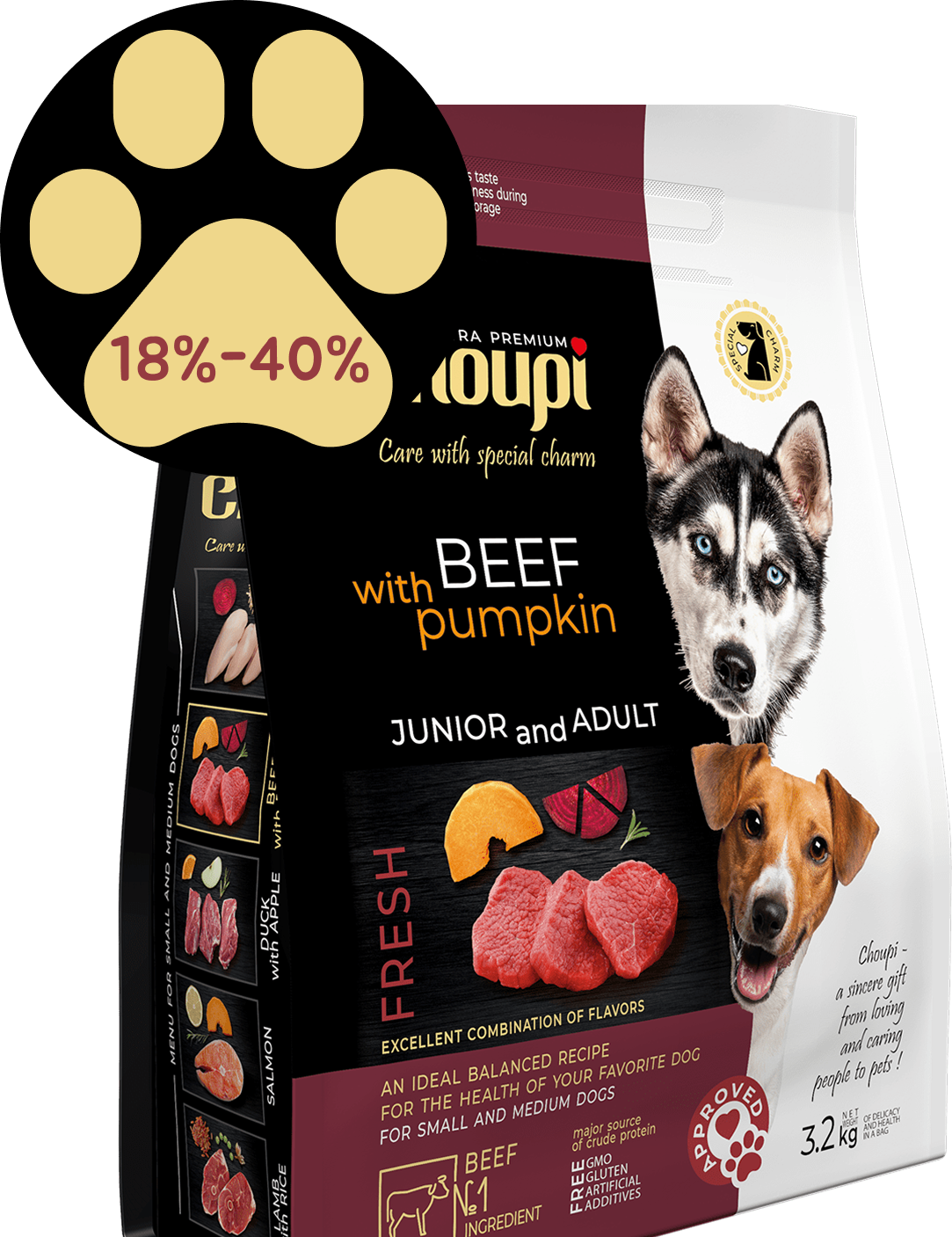 🎁 Dry food for dogs - Beef with pumpkin (100% off)