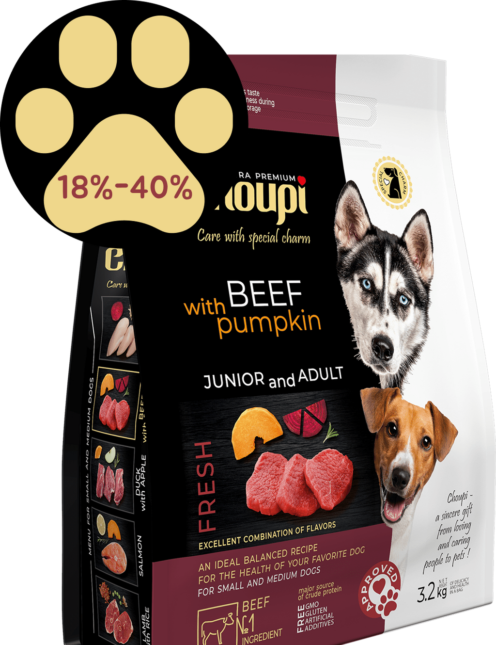 🎁 Dry food for dogs - Beef with pumpkin (100% off)